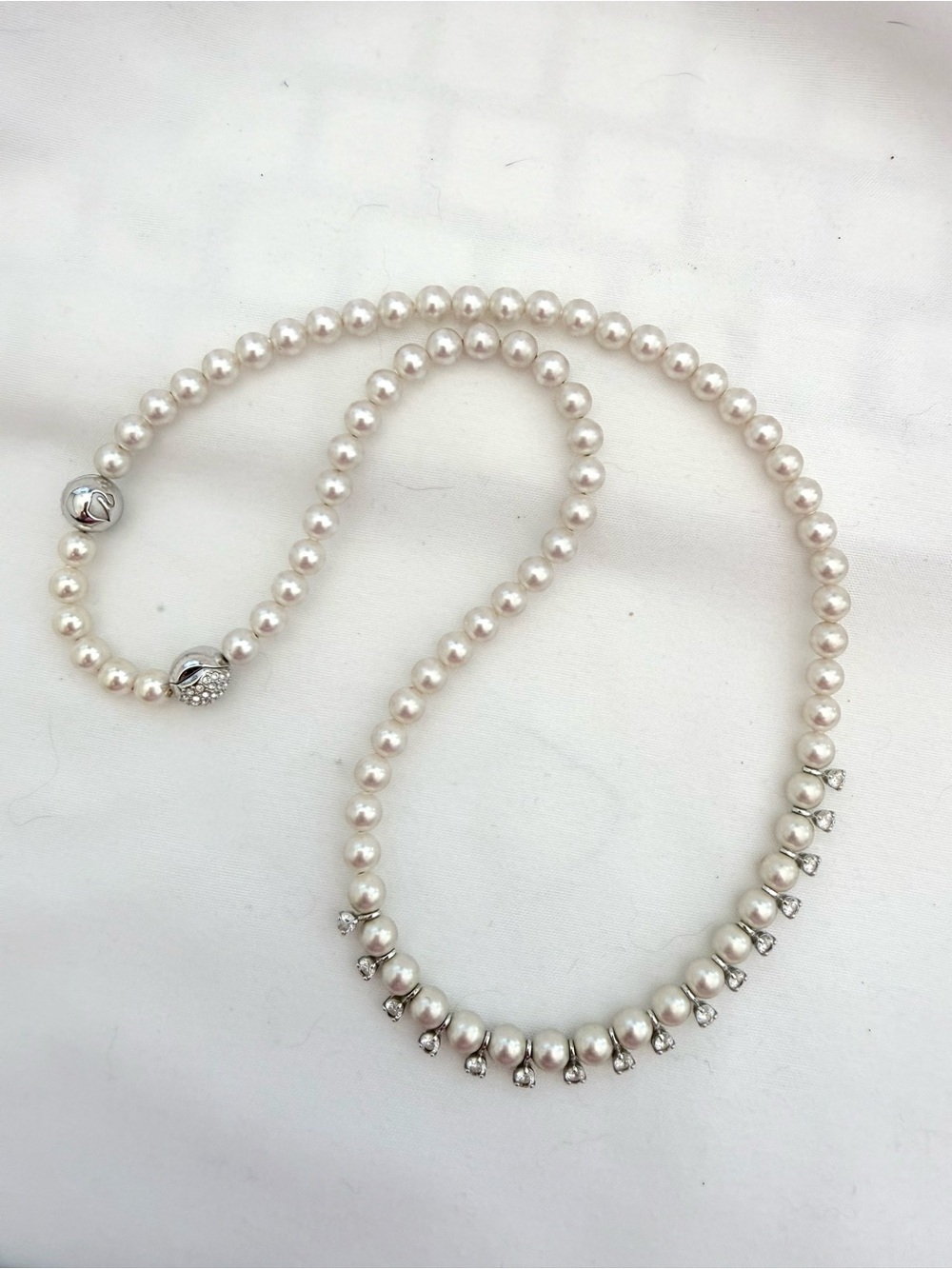 Swarovski Crystal Pearl Necklace